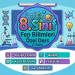 8.sınıf fen özel ders