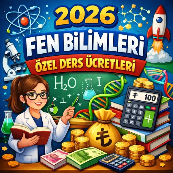 2026 fen bilimleri özel ders ücretleri